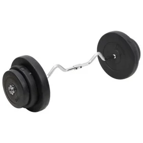 Mancuerna curl con discos 60 kg de vidaXL, Peso libre - Ref: Foro24-3145019, Precio: 149,29 €, Descuento: %