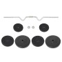 Mancuerna curl con discos 60 kg de vidaXL, Peso libre - Ref: Foro24-3145019, Precio: 156,05 €, Descuento: %