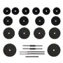 Juego de barras y mancuernas con discos 60 kg de vidaXL, Peso libre - Ref: Foro24-3145024, Precio: 153,27 €, Descuento: %