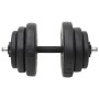 Juego de barras y mancuernas con discos 60 kg de vidaXL, Peso libre - Ref: Foro24-3145024, Precio: 168,99 €, Descuento: %