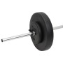 Juego de barras y mancuernas con discos 60 kg de vidaXL, Peso libre - Ref: Foro24-3145024, Precio: 168,99 €, Descuento: %