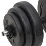 Juego de barras y mancuernas con discos 60 kg de vidaXL, Peso libre - Ref: Foro24-3145024, Precio: 168,99 €, Descuento: %