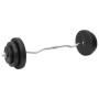 Juego de barras y mancuernas con discos 60 kg de vidaXL, Peso libre - Ref: Foro24-3145025, Precio: 189,81 €, Descuento: %