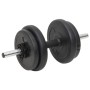 Juego de barras y mancuernas con discos 60 kg de vidaXL, Peso libre - Ref: Foro24-3145025, Precio: 189,81 €, Descuento: %