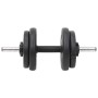 Juego de barras y mancuernas con discos 60 kg de vidaXL, Peso libre - Ref: Foro24-3145025, Precio: 189,81 €, Descuento: %