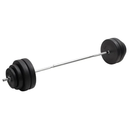 Mancuerna con discos 60 kg de vidaXL, Peso libre - Ref: Foro24-3145020, Precio: 165,72 €, Descuento: %