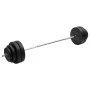 Mancuerna con discos 60 kg de vidaXL, Peso libre - Ref: Foro24-3145020, Precio: 165,72 €, Descuento: %