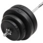 Mancuerna con discos 60 kg de vidaXL, Peso libre - Ref: Foro24-3145020, Precio: 188,92 €, Descuento: %
