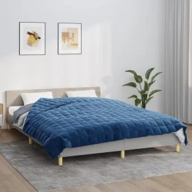 Weighted blanket blue fabric 200x225 cm 9 kg by vidaXL, Blankets - Ref: Foro24-350798, Price: 100,41 €, Discount: %