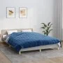 Manta con peso tela azul 200x225 cm 9 kg de vidaXL, Mantas - Ref: Foro24-350798, Precio: 100,41 €, Descuento: %