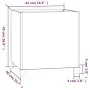 Jardinera con patas acero corten oxidado 42x40x43 cm de vidaXL, Maceteros y jardineras - Ref: Foro24-823680, Precio: 48,78 €,...