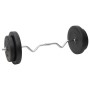 Juego de barras y mancuernas con discos 120 kg de vidaXL, Peso libre - Ref: Foro24-3145032, Precio: 405,17 €, Descuento: %