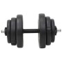 Juego de barras y mancuernas con discos 120 kg de vidaXL, Peso libre - Ref: Foro24-3145032, Precio: 405,17 €, Descuento: %