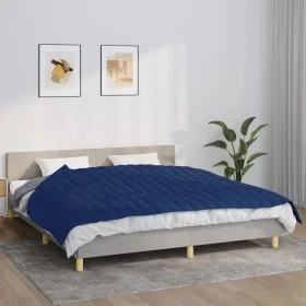 Manta con peso tela azul 155x220 cm 11 kg de vidaXL, Mantas - Ref: Foro24-350741, Precio: 67,31 €, Descuento: %