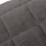 Manta con peso tela gris 155x220 cm 7 kg de vidaXL, Mantas - Ref: Foro24-350776, Precio: 60,33 €, Descuento: %