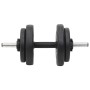 Juego de barras y mancuernas con discos 60 kg de vidaXL, Peso libre - Ref: Foro24-3145027, Precio: 227,83 €, Descuento: %