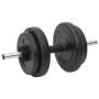 Juego de barras y mancuernas con discos 60 kg de vidaXL, Peso libre - Ref: Foro24-3145027, Precio: 227,83 €, Descuento: %
