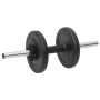 Juego de barras y mancuernas con discos 60 kg de vidaXL, Peso libre - Ref: Foro24-3145027, Precio: 227,83 €, Descuento: %