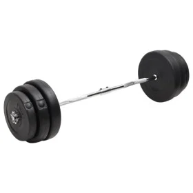 Mancuerna curl con discos 90 kg de vidaXL, Peso libre - Ref: Foro24-3145022, Precio: 202,30 €, Descuento: %