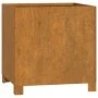 Jardineras con patas 2 uds acero corten oxidado 42x40x43 cm de vidaXL, Maceteros y jardineras - Ref: Foro24-823681, Precio: 1...
