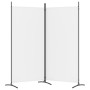 Biombo divisor de 2 paneles de tela blanco 175x180 cm de vidaXL, Divisores de ambientes - Ref: Foro24-350258, Precio: 32,56 €...