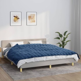 Manta con peso tela azul 155x220 cm 7 kg de vidaXL, Mantas - Ref: Foro24-350794, Precio: 63,23 €, Descuento: %