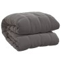 Manta con peso tela gris 200x225 cm 9 kg de vidaXL, Mantas - Ref: Foro24-350780, Precio: 69,13 €, Descuento: %