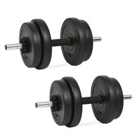Mancuernas con discos 40 kg de vidaXL, Peso libre - Ref: Foro24-3145016, Precio: 104,13 €, Descuento: %