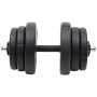 Mancuernas con discos 40 kg de vidaXL, Peso libre - Ref: Foro24-3145016, Precio: 112,45 €, Descuento: %