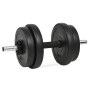 Mancuernas con discos 40 kg de vidaXL, Peso libre - Ref: Foro24-3145016, Precio: 112,45 €, Descuento: %