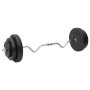 Juego de barras y mancuernas con discos 60 kg de vidaXL, Peso libre - Ref: Foro24-3145026, Precio: 196,70 €, Descuento: %