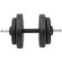 Juego de barras y mancuernas con discos 60 kg de vidaXL, Peso libre - Ref: Foro24-3145026, Precio: 196,70 €, Descuento: %