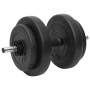 Juego de barras y mancuernas con discos 60 kg de vidaXL, Peso libre - Ref: Foro24-3145026, Precio: 196,70 €, Descuento: %