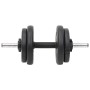 Juego de barras y mancuernas con discos 60 kg de vidaXL, Peso libre - Ref: Foro24-3145026, Precio: 196,70 €, Descuento: %