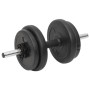 Juego de barras y mancuernas con discos 60 kg de vidaXL, Peso libre - Ref: Foro24-3145026, Precio: 196,70 €, Descuento: %