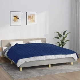 Weighted blanket, blue fabric, 155x220 cm, 7 kg by vidaXL, Blankets - Ref: Foro24-350740, Price: 80,28 €, Discount: %
