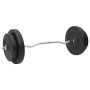 Juego de barras y mancuernas con discos 120 kg de vidaXL, Peso libre - Ref: Foro24-3145031, Precio: 416,17 €, Descuento: %