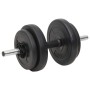 Juego de barras y mancuernas con discos 120 kg de vidaXL, Peso libre - Ref: Foro24-3145031, Precio: 416,17 €, Descuento: %