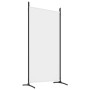 Biombo divisor de 4 paneles de tela blanco 346x180 cm de vidaXL, Divisores de ambientes - Ref: Foro24-350262, Precio: 47,69 €...