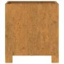 Jardinera con patas acero corten oxidado 32x30x33 cm de vidaXL, Maceteros y jardineras - Ref: Foro24-823678, Precio: 35,74 €,...