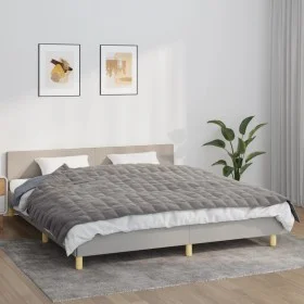 Manta con peso tela gris 155x220 cm 11 kg de vidaXL, Mantas - Ref: Foro24-350777, Precio: 65,97 €, Descuento: %