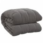 Manta con peso tela gris 155x220 cm 11 kg de vidaXL, Mantas - Ref: Foro24-350777, Precio: 67,08 €, Descuento: %