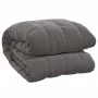 Manta con peso tela gris 155x220 cm 11 kg de vidaXL, Mantas - Ref: Foro24-350777, Precio: 65,97 €, Descuento: %