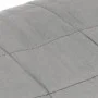 Gray fabric weighted blanket 155x220 cm 7 kg by vidaXL, Blankets - Ref: Foro24-350722, Price: 61,65 €, Discount: %