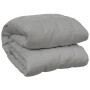 Manta con peso tela gris 120x180 cm 9 kg de vidaXL, Mantas - Ref: Foro24-350717, Precio: 66,07 €, Descuento: %