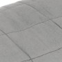 Manta con peso tela gris 120x180 cm 9 kg de vidaXL, Mantas - Ref: Foro24-350717, Precio: 66,07 €, Descuento: %