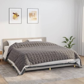 Manta con peso tela gris 235x290 cm 11 kg de vidaXL, Mantas - Ref: Foro24-350786, Precio: 93,44 €, Descuento: %