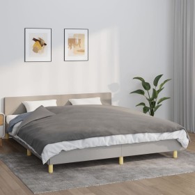 Manta con peso con funda tela gris 155x220 cm 11 kg de vidaXL, Mantas - Ref: Foro24-350831, Precio: 88,78 €, Descuento: %