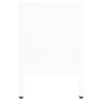 Mueble para el televisor acero y vidrio blanco 90x30x44 cm en Muebles TV | Comprar online en Foru.es