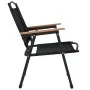 Sillas de camping 2 uds tela Oxford negro 54x55x78 cm de vidaXL, Sillas de jardín - Ref: Foro24-319485, Precio: 95,05 €, Desc...